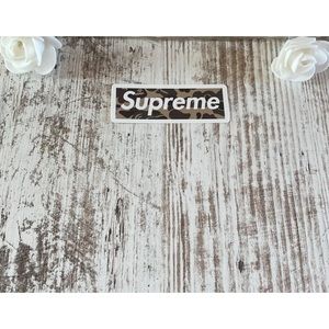 Brand new Supreme x Bape sticker